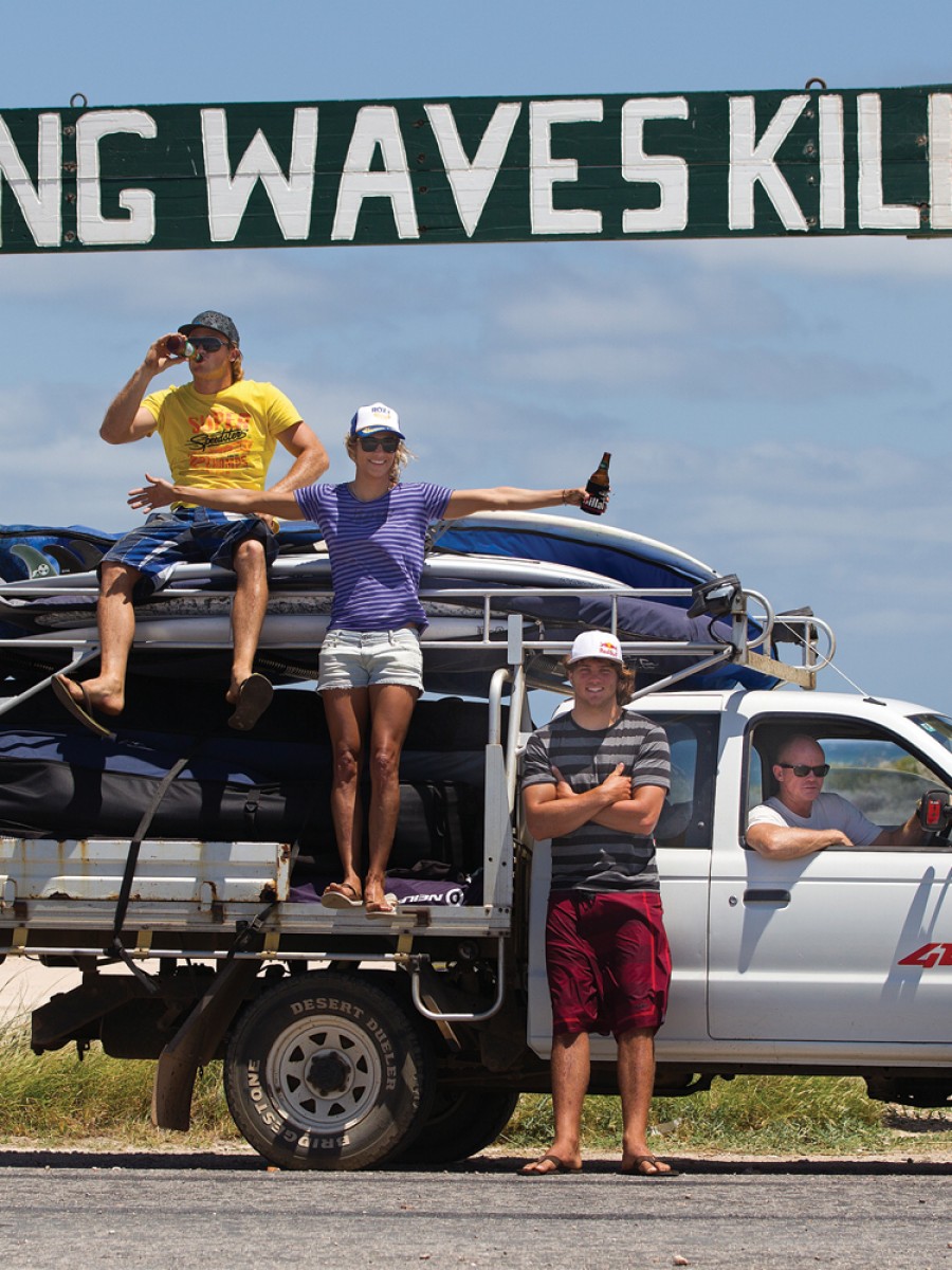 The crew on the road Australia1055