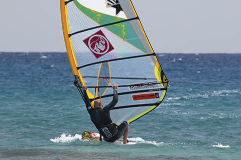Get low and back on exit and scissor legs’ Photo Nick Jones