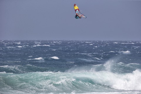 Pozo on a proper windy day