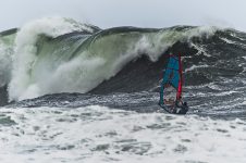 Dany Bruch from Germany performs at the Mission 2 of the Red Bull Storm Chase in Tamma Harbour, Tasmania on August 18 2013. // Sebastian Marko/Red Bull Content Pool // P-20130820-00011 // Usage for editorial use only // Please go to www.redbullcontentpool.com for further information. //