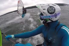WINTER SNOW WINDSURFING STORM AXEL
