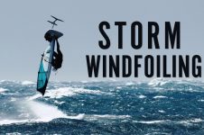 STORM FOILING 50 KNOTS