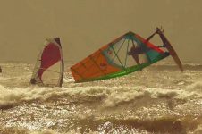 WINDSURFING AT FELPHAM (UK) AUGUST 2017