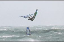 STORM WINDSURFING AVON BEACH UK