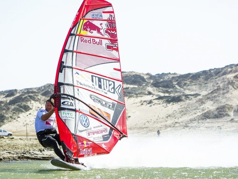 HIGH SPEED WINDSURFING IN NAMIBIA
