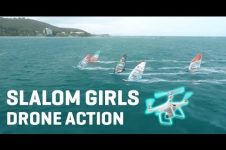 SLALOM GIRLS DRONE ACTION