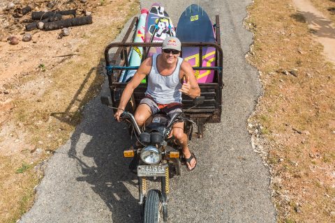 Jason Polakow on the road