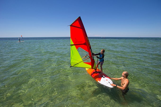 Where to learn windsurfing