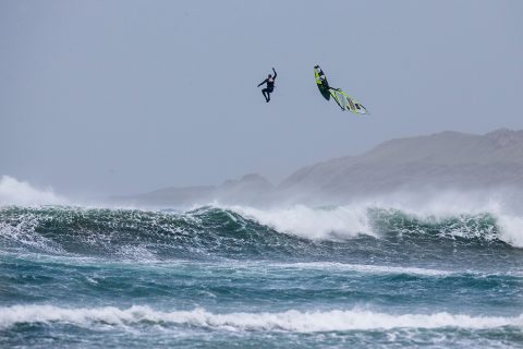 Ricardo Campello letting go at the Red Bull Storm Chase