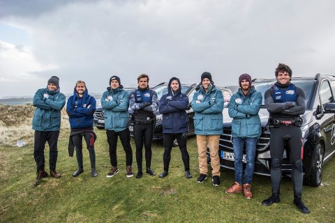 Ricardo with the Red Bull Crew in Ireland
