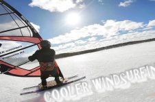 COOLER WINDSURFING ON ICE