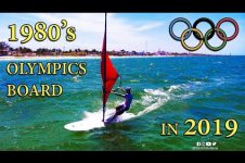 OLD SCHOOL OLYMPIC WINDSURF BOARD 1980S