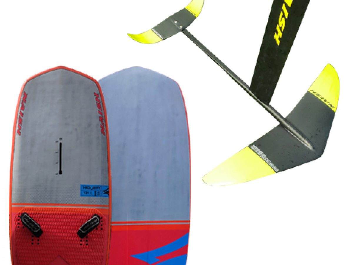 NAISH WINDSURF MICRO HOVER 131 BOARD & 1150 FOIL 2019 TEST REVIEW