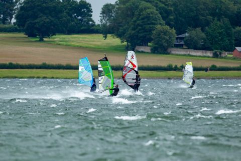 Click to Enlarge - Rutland locals enjoying a windy day. Photo Andy Balmford Photography.