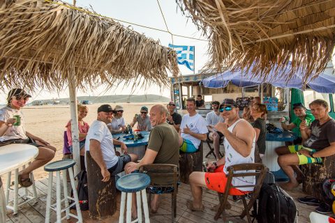 Click to Enlarge - Jem and his crew relaxing at the Kantina.