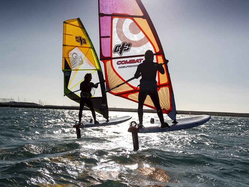 Wind foiling at the OTC.