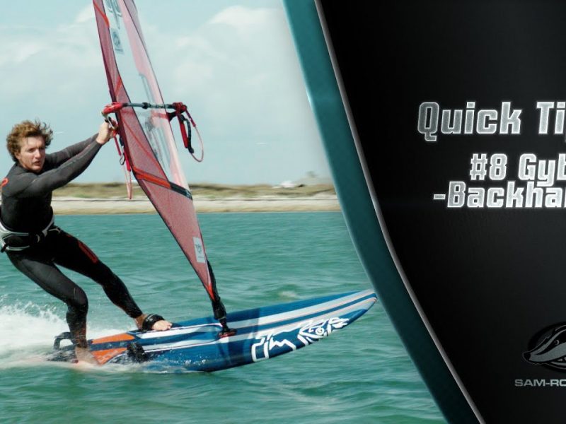 SAM ROSS QUICK TIPS | GYBE BACKHAND POSITION