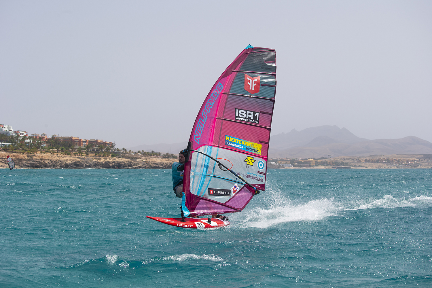 Click to Enlarge - Arnon flying in Fuerteventura