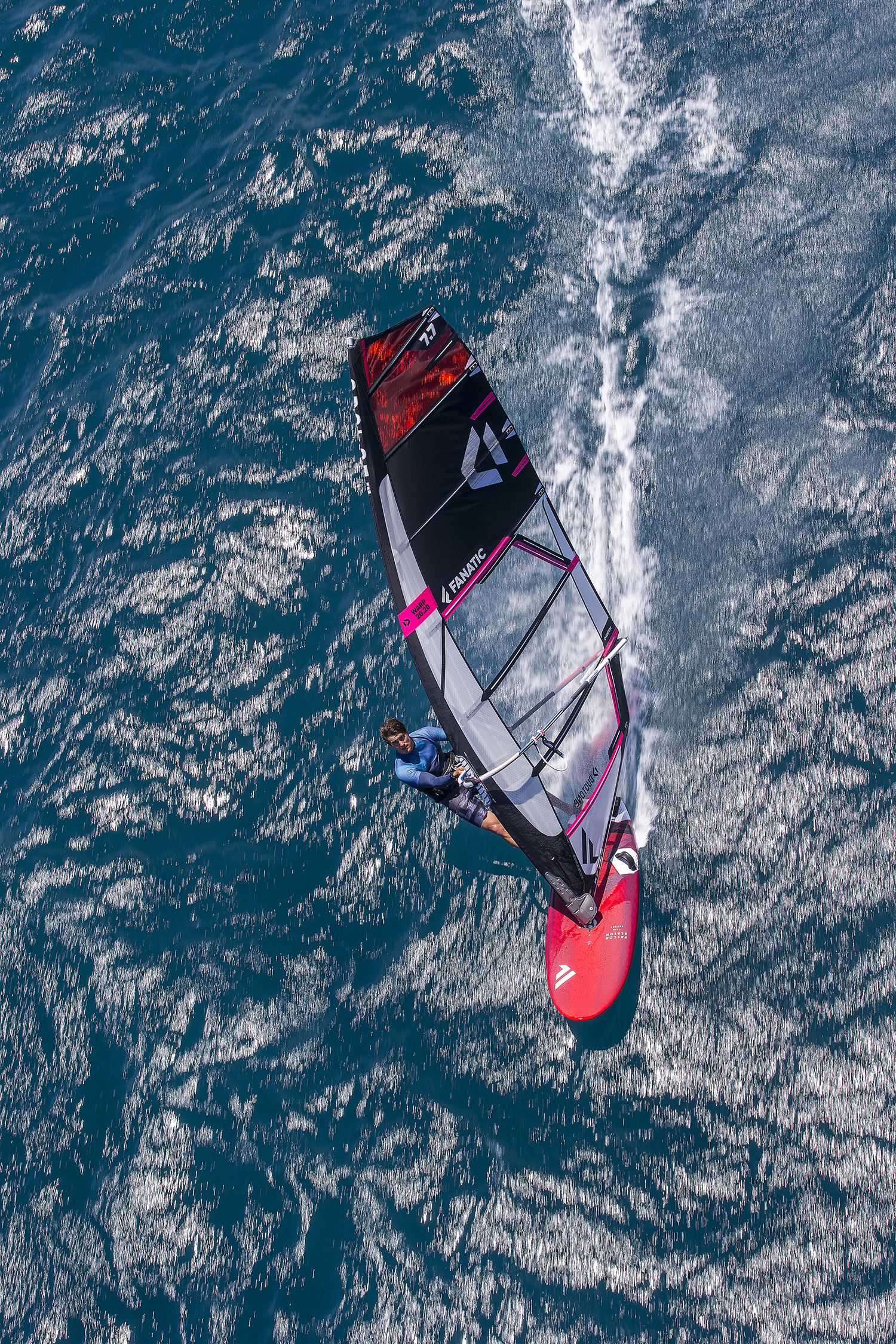 Click to Enlarge - Pierre at speed in Maui.  Photo John Carter.