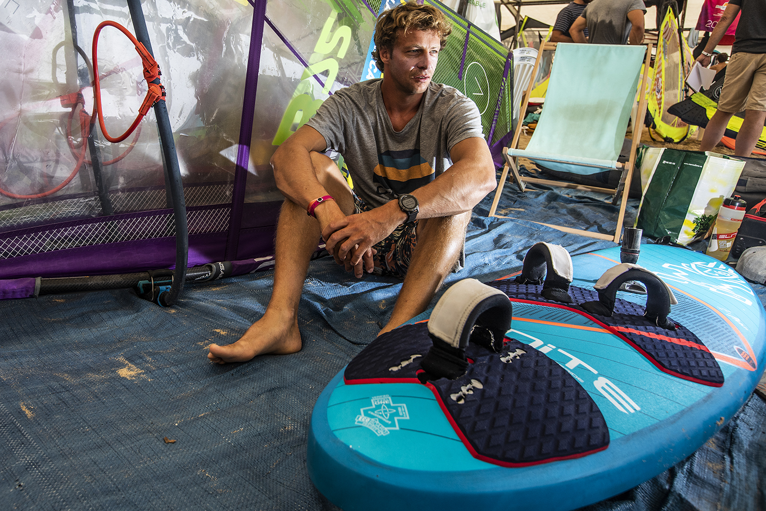 Click to Enlarge - Steven in the pits in Fuerteventura