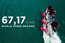 TRIDEM SMASHES WINDSURFING RECORD – 67.17 KNOTS