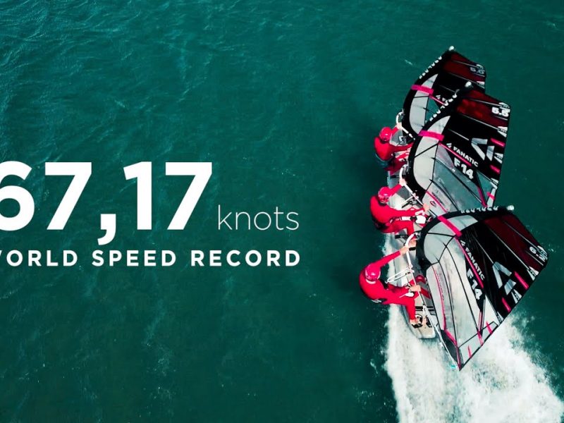 TRIDEM SMASHES WINDSURFING RECORD – 67.17 KNOTS