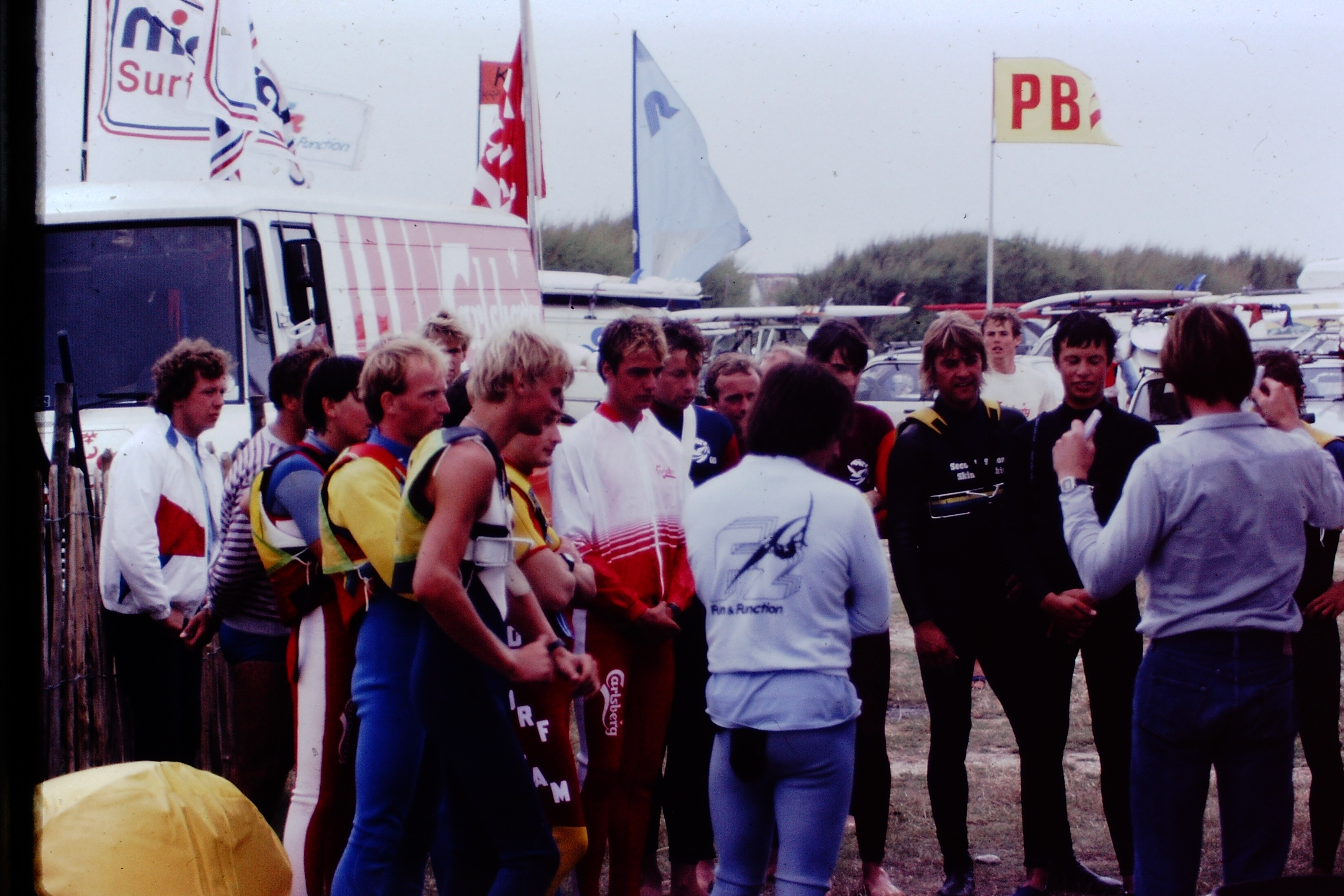 The windsurf scene at Wittering back in the day!