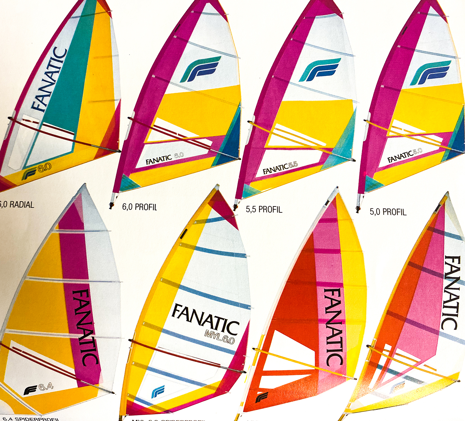 Fanatic sails advert