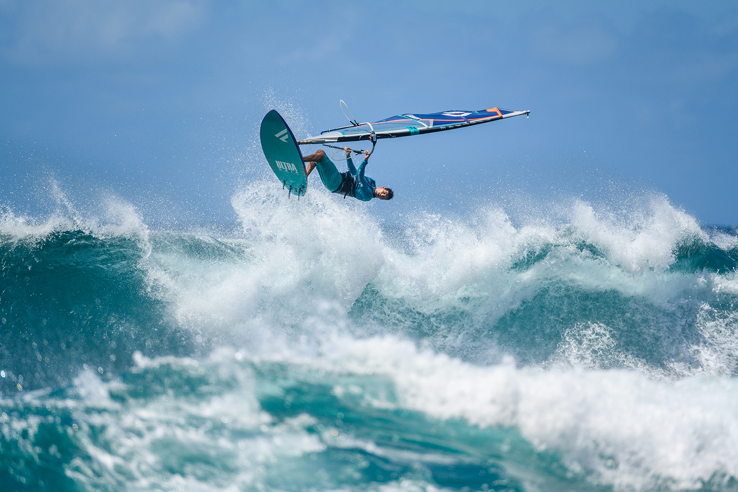 Victor Fernandez flying in Maui