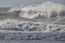 No place to hide...Traversa takes on a Nazare beast Photo Heidi Hansen