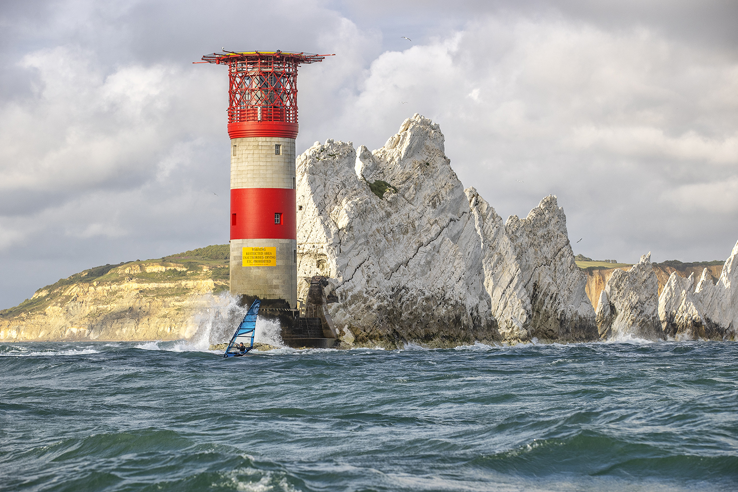Action at the Needles!
