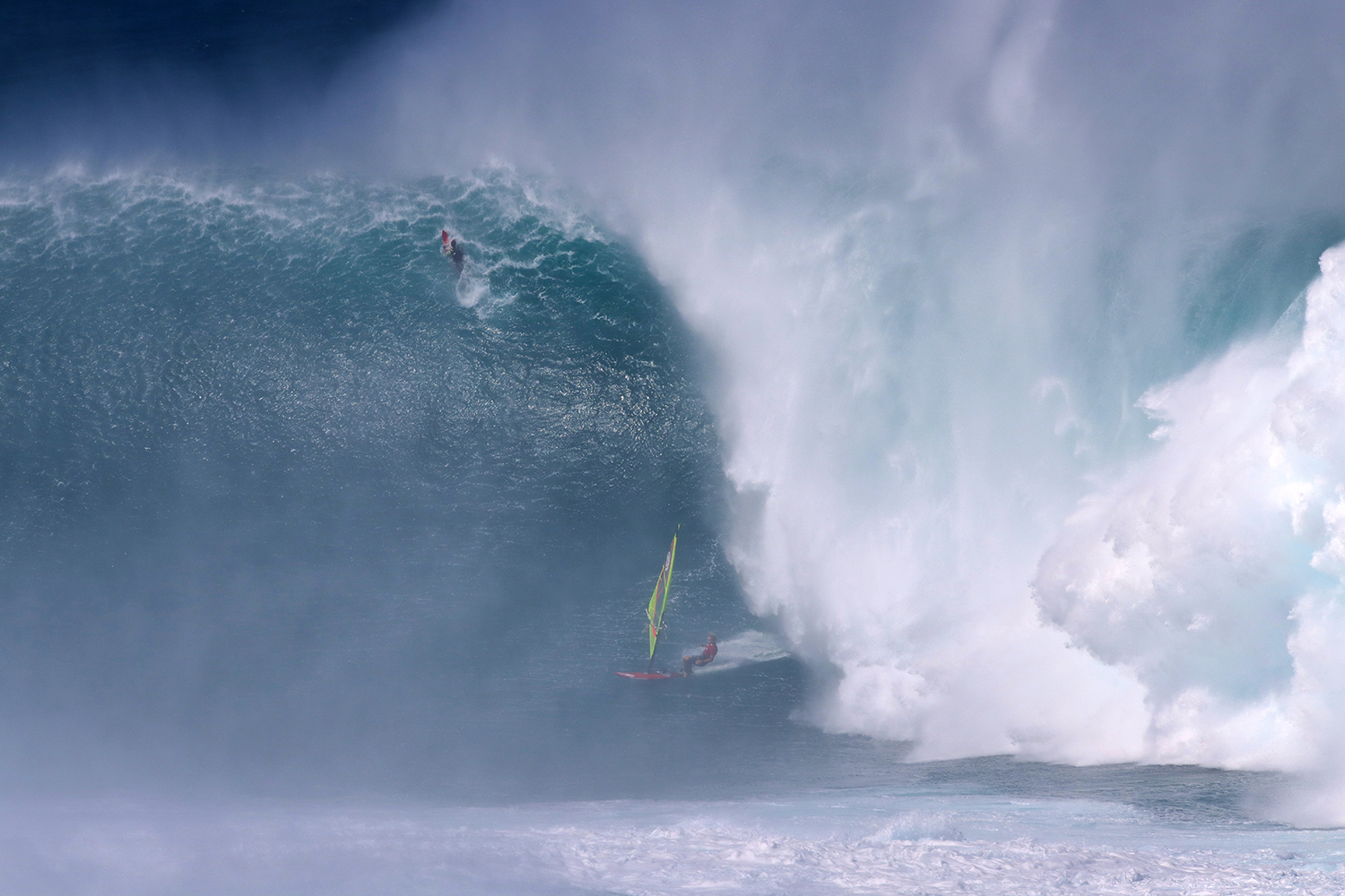 Adam Warchol about to endure one of the biggest wipe outs ever!
