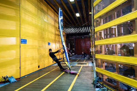 Testing in the wind tunnel