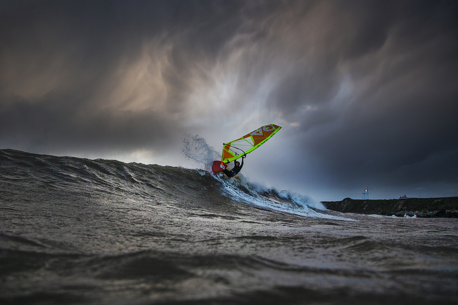 Stormy skies