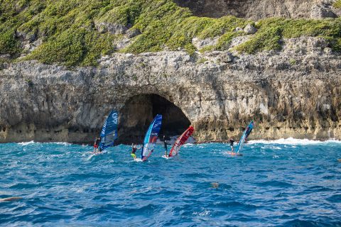 Exploring the coast by foils