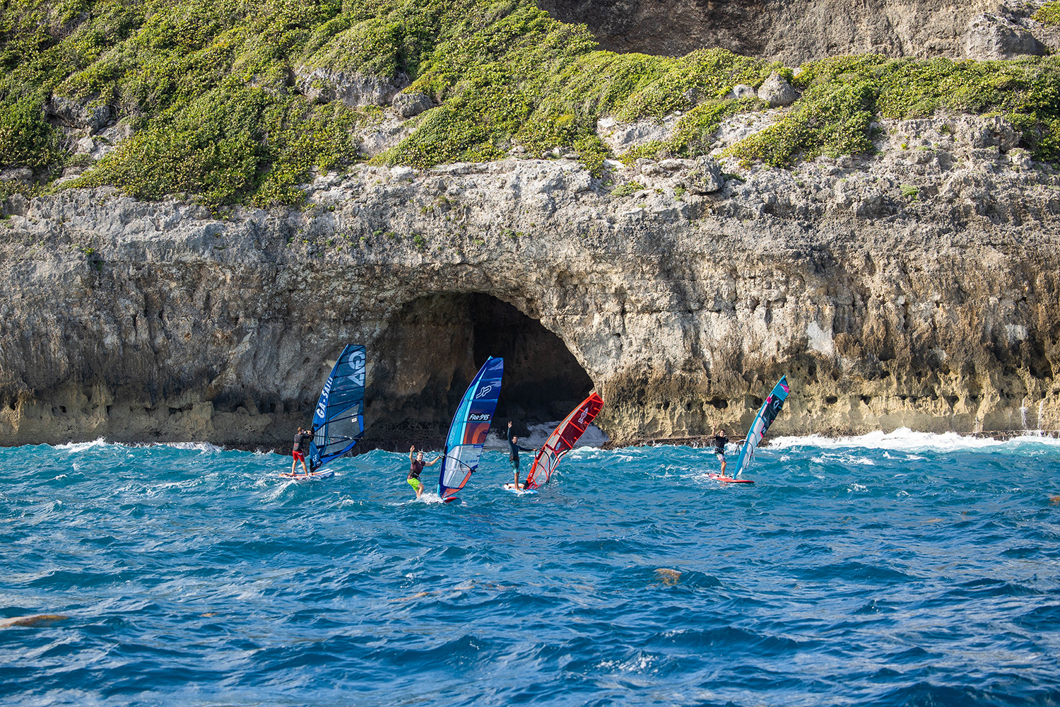 Exploring the coast by foils