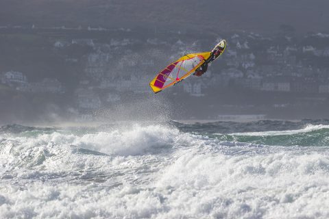Andy takes off at the Bluff