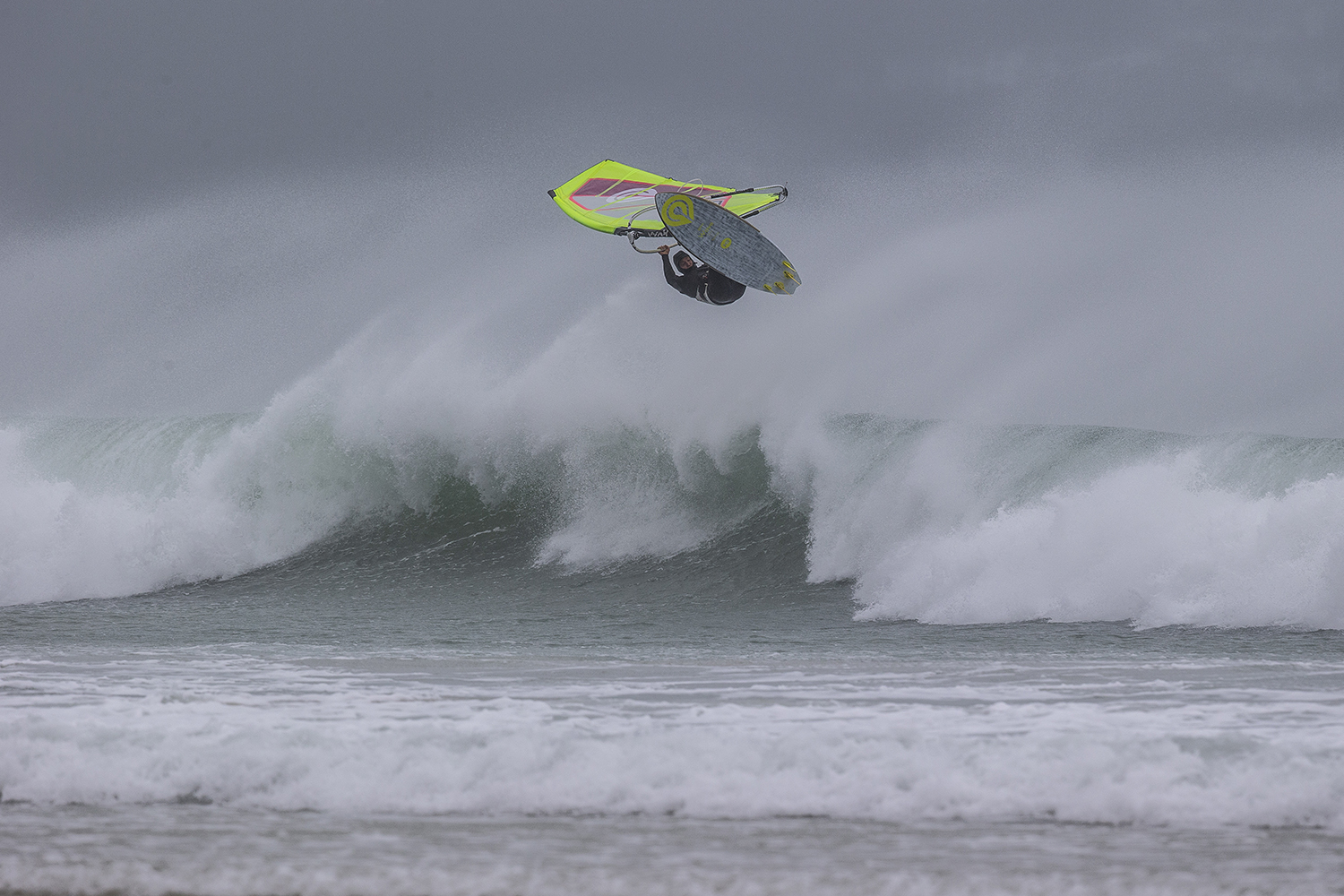 Andy King hitting the lip in Cornwall