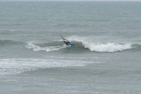 Hitting the lip at K'Bay