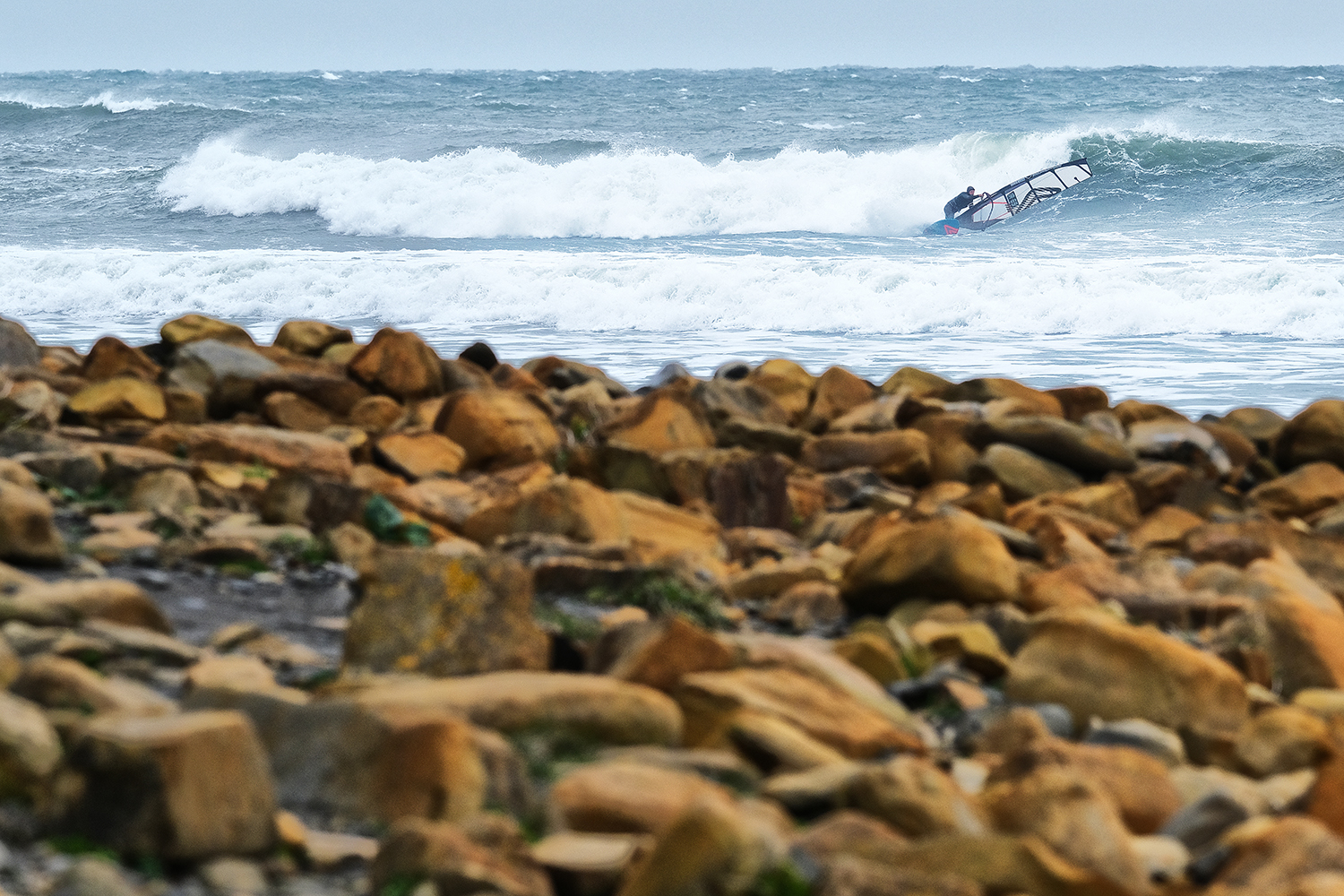 Timo cranks a bottom turn