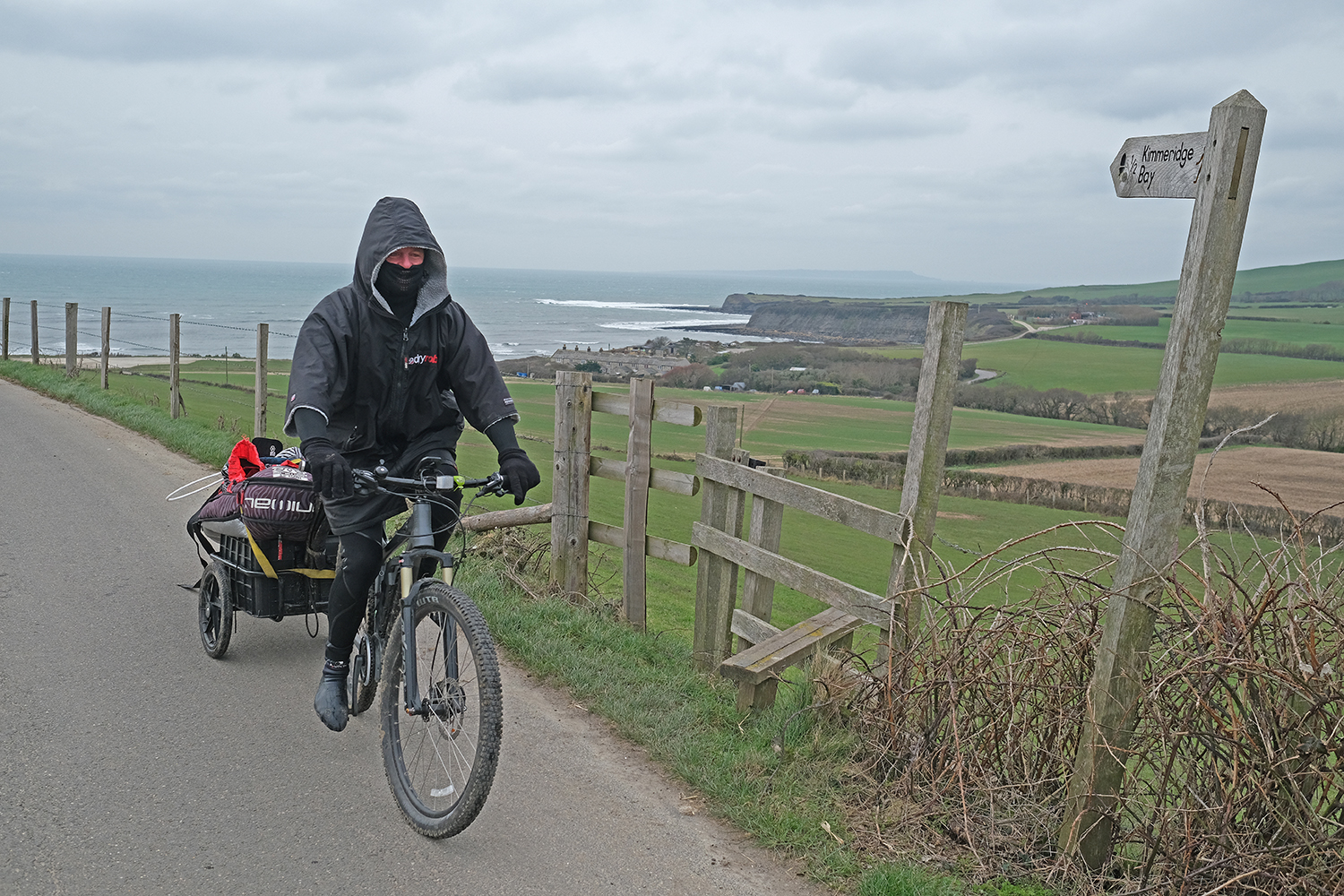 Timo resorts to two wheels