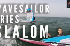 WAVE SAILOR TRIES SLALOM: LUCAS MELDRUM