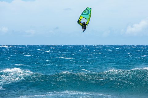 Robby flying high in Maui.