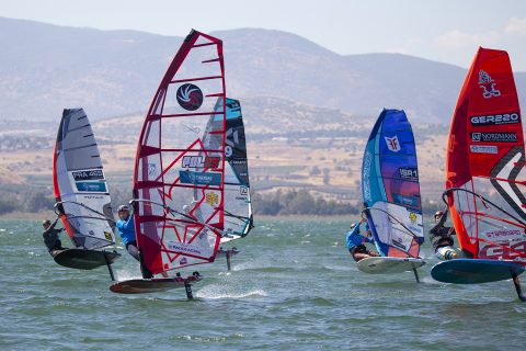 Foil action from the Israel PWA event