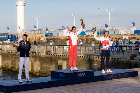 Medal ceremony Photo:  Sailing Energy / World Sailing