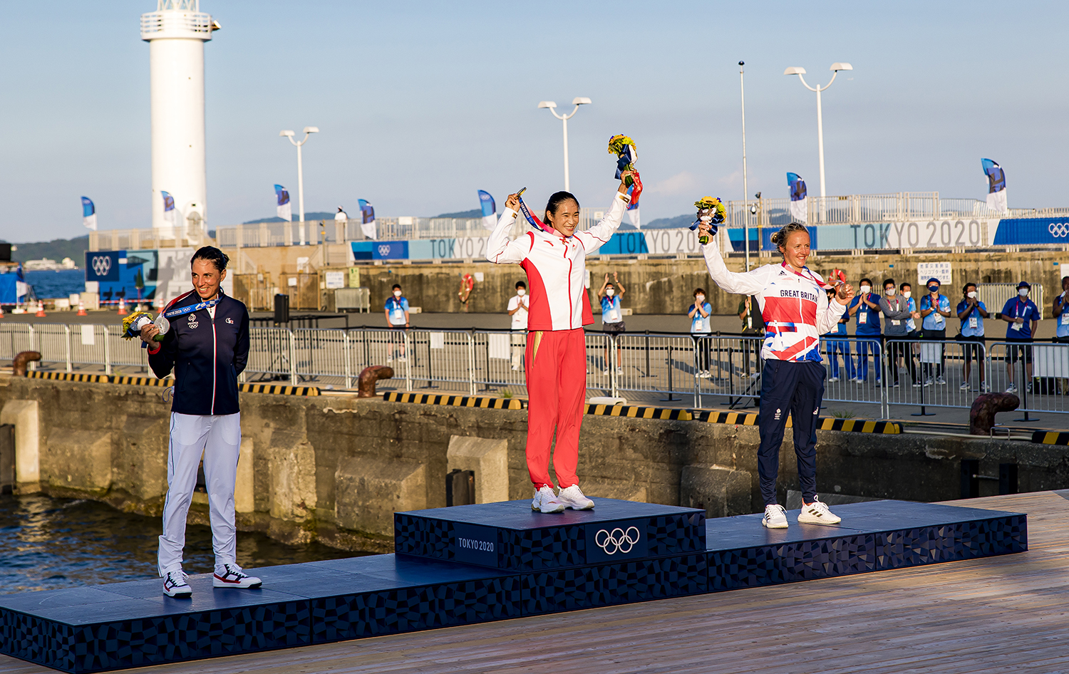 Medal ceremony Photo:  Sailing Energy / World Sailing