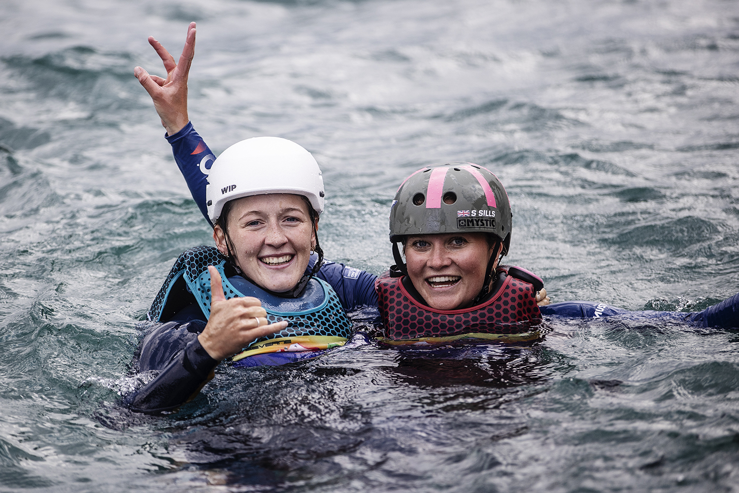 Islay and Saskia celebrate