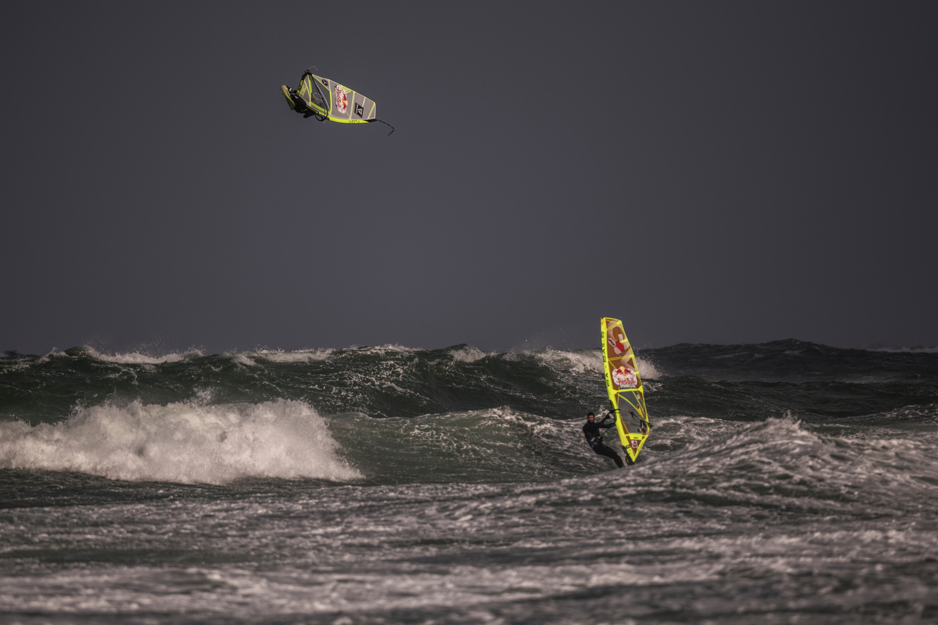 Ricardo Campello of Venezuela performs at the Red Bull Storm Chase in Magheroarty, Ireland on March 10, 2019. // Sebastian Marko/Red Bull Content Pool