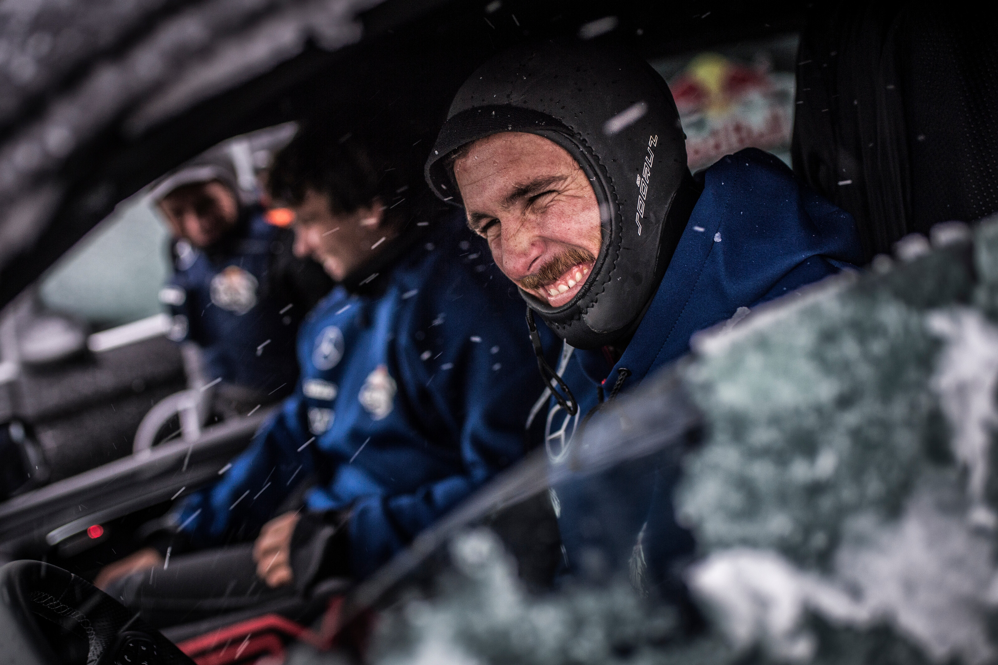 Thomas Traversa of France seen at the Red Bull Storm Chase in Magheroarty, Ireland on March 10, 2019. // Sebastian Marko/Red Bull Content Pool