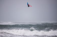 Jaeger Stone of Australia performs at the Red Bull Storm Chase in Magheroarty, Ireland on March 12, 2019. // Sebastian Marko/Red Bull Content Pool // SI201903130185 // Usage for editorial use only //